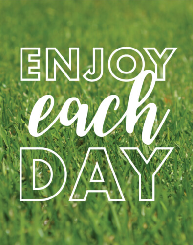 enjoy each day